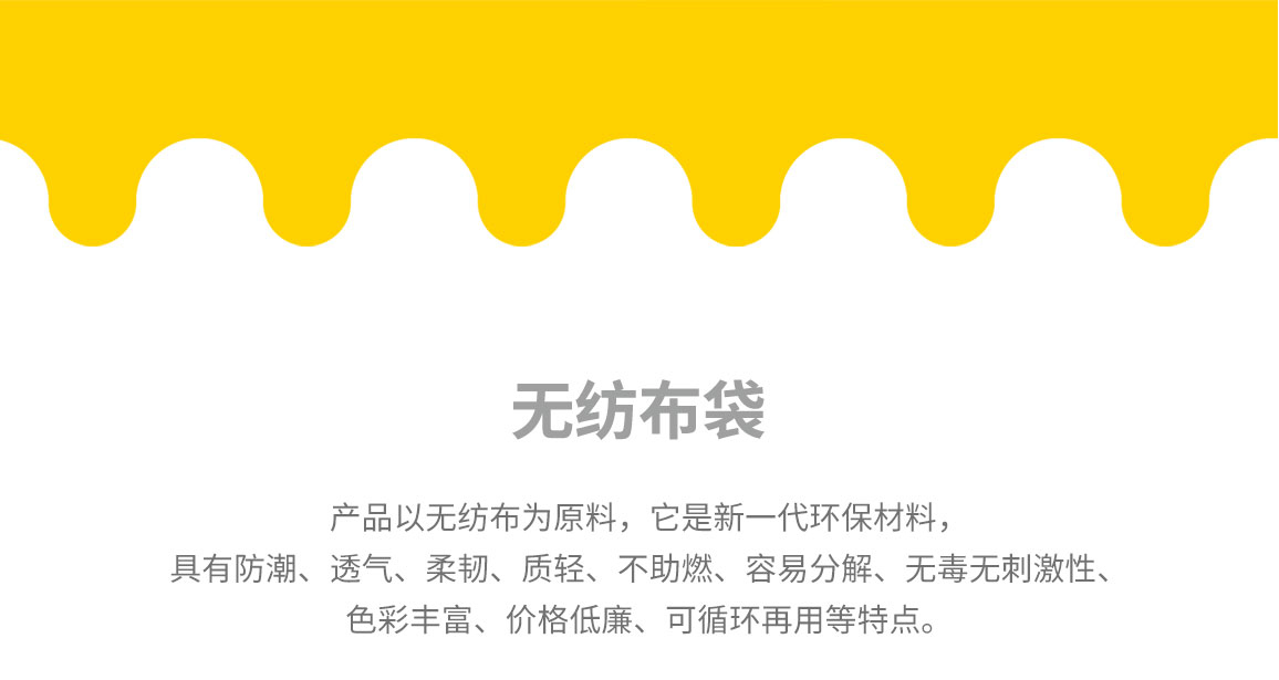 衢州市无纺布袋常用类型